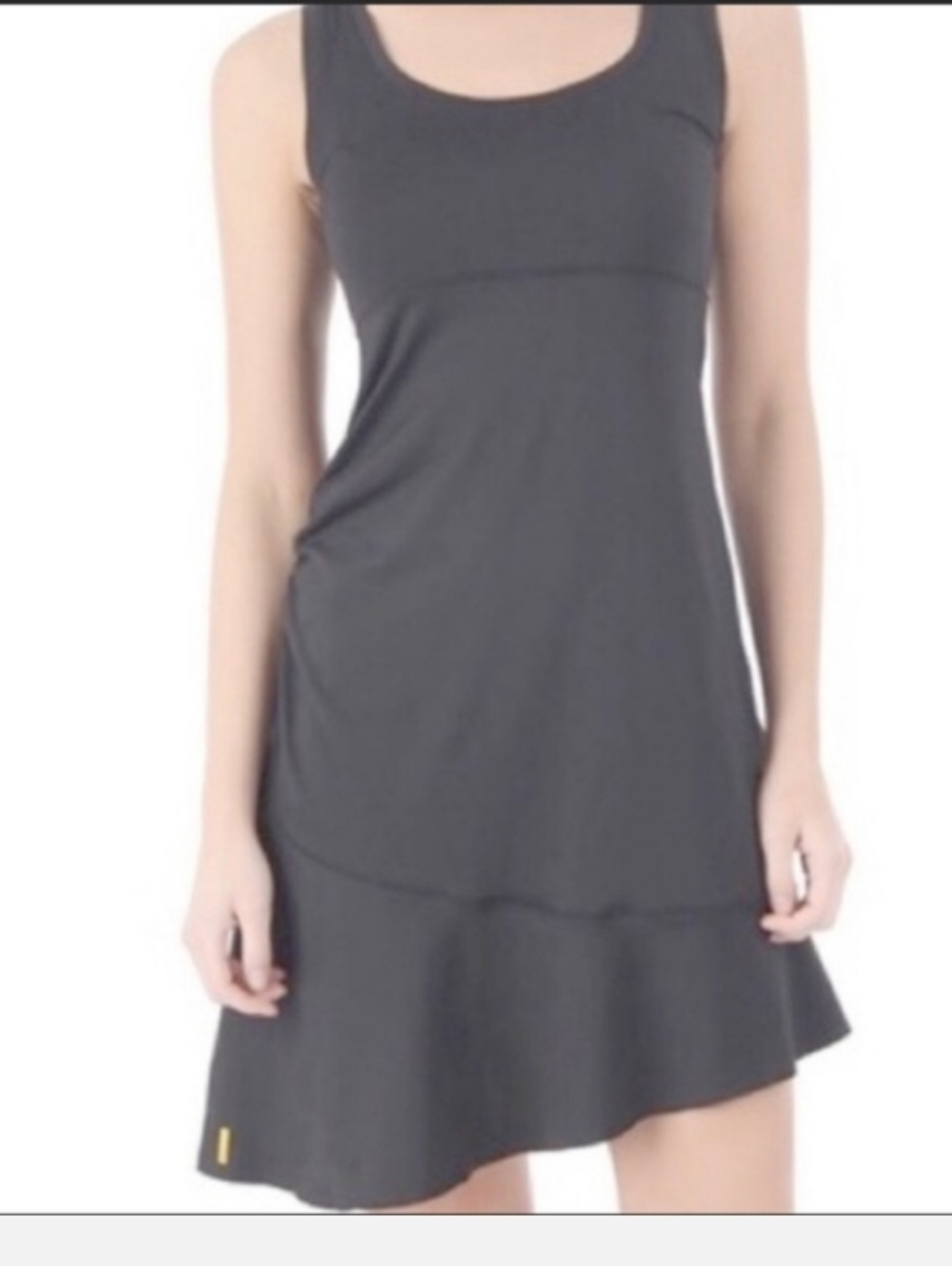 Lole Charcoal Gray Asymmetrical Hem Dress Women’s Sz XL